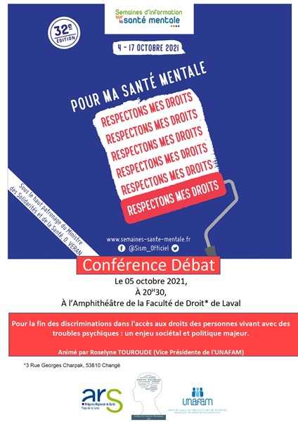 Conférence Roselyne Touroude sur la PCH, Laval le 5 octobre 2021