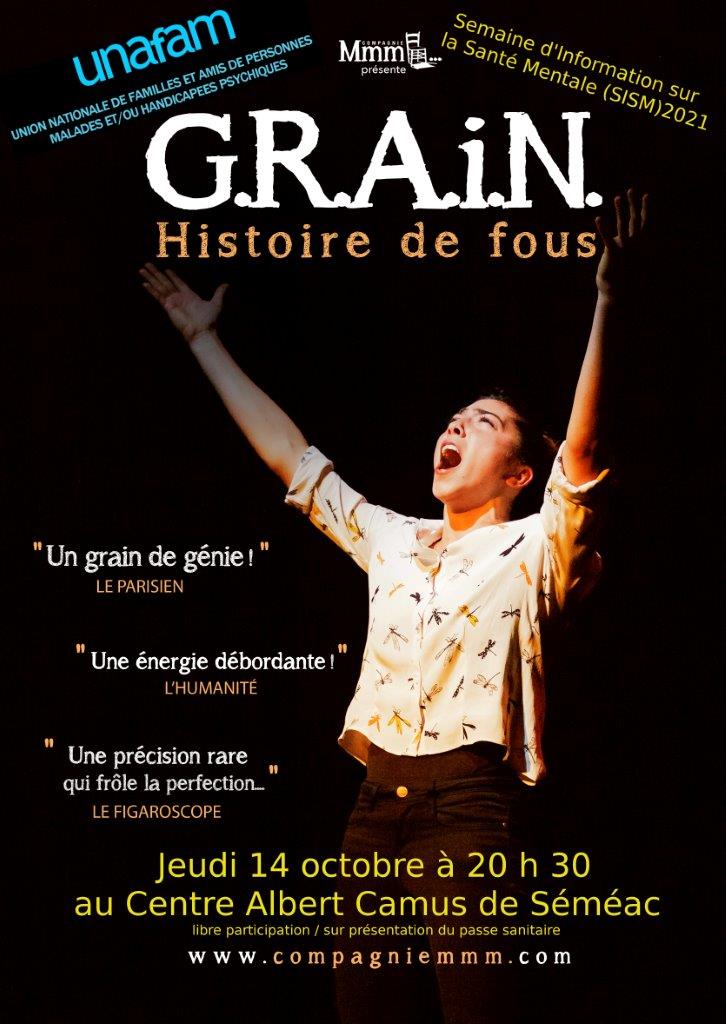 le 14 octobre spectacle au CAC de Séméac