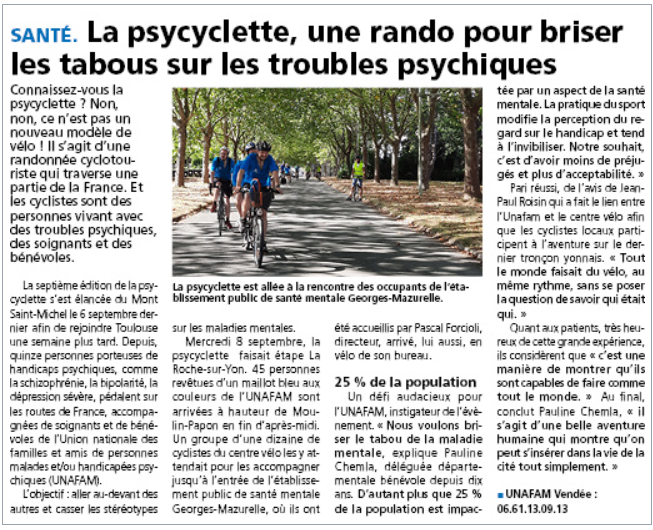 Psycyclette en Vendée 7ème édition 2021