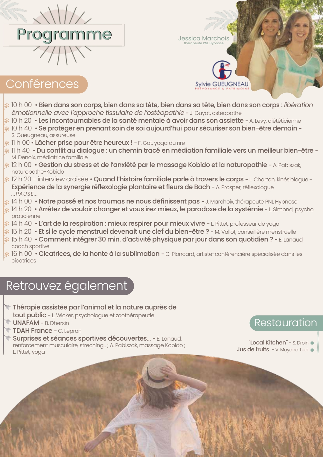 Programme de la journée