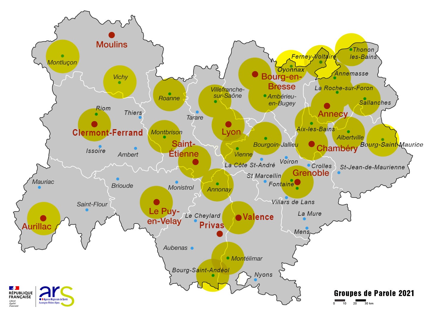 Groupe de parole en Auvergne Rhône Alpes