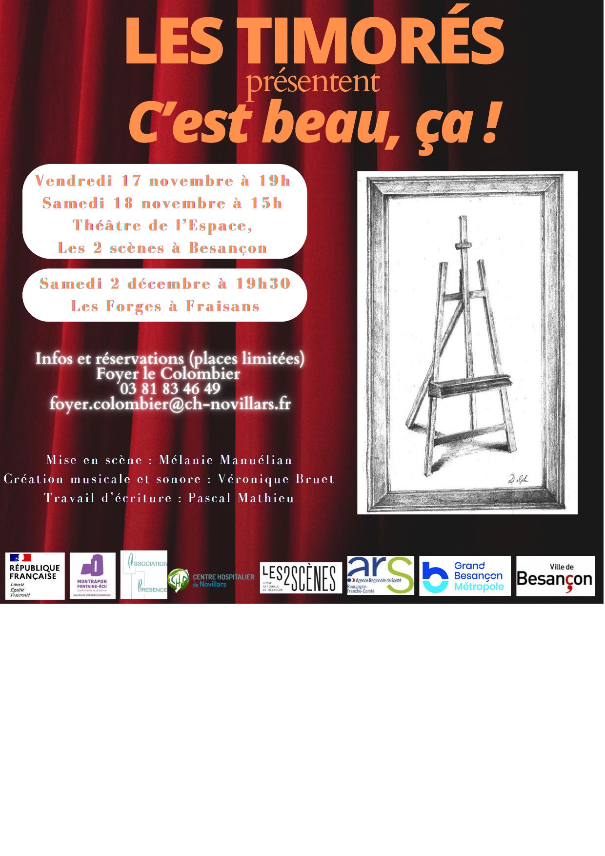 Spectacle des Timorés