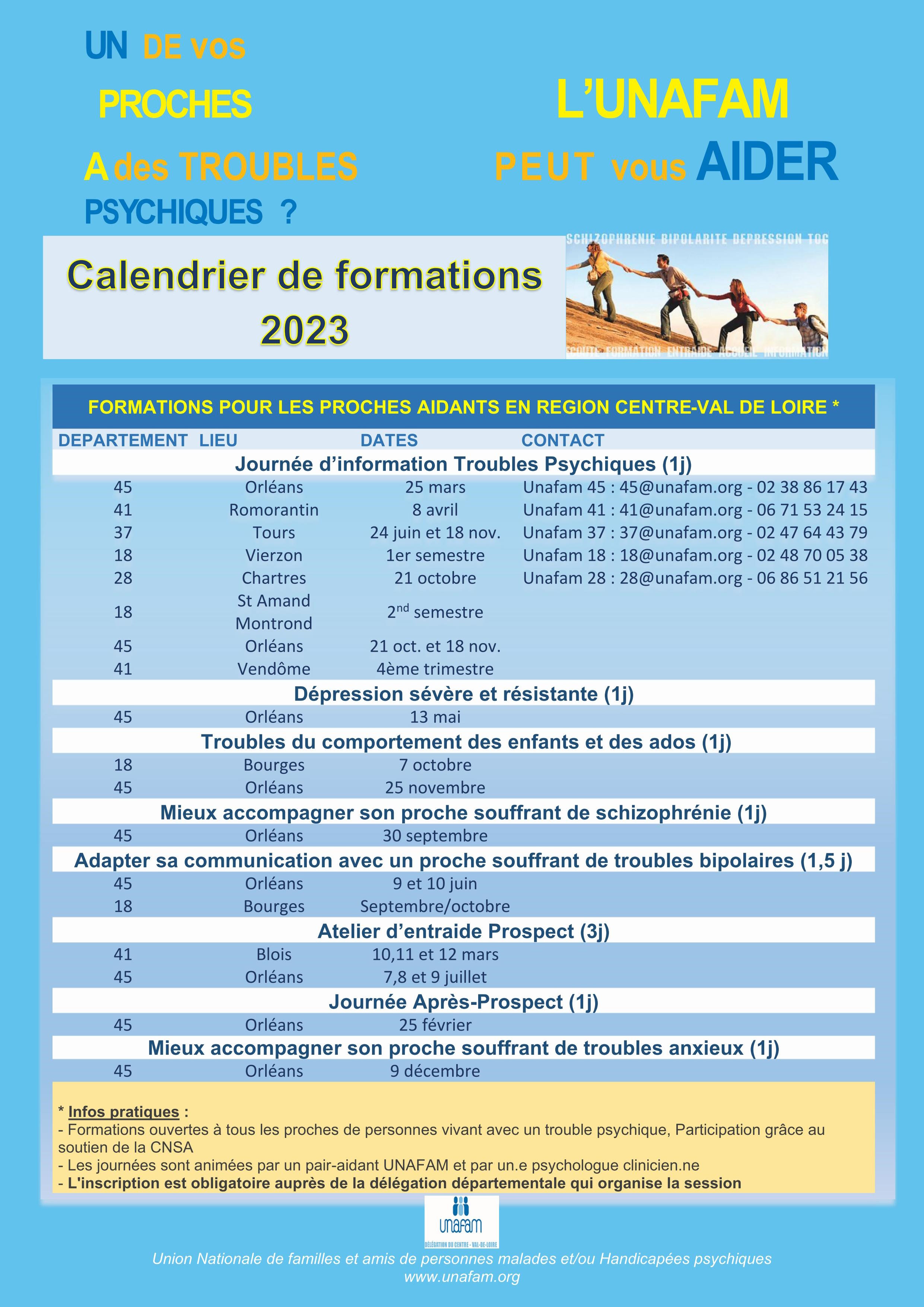 formations UNAFAM