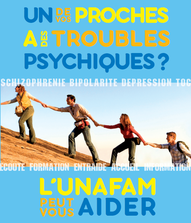 Illustration Unafam chaîne humaine