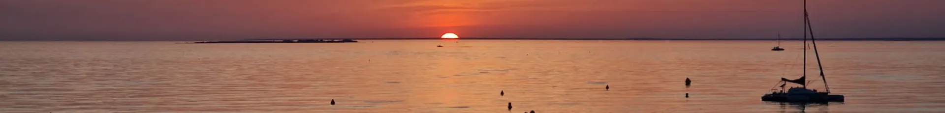 coucher de soleil à Piriac sur mer