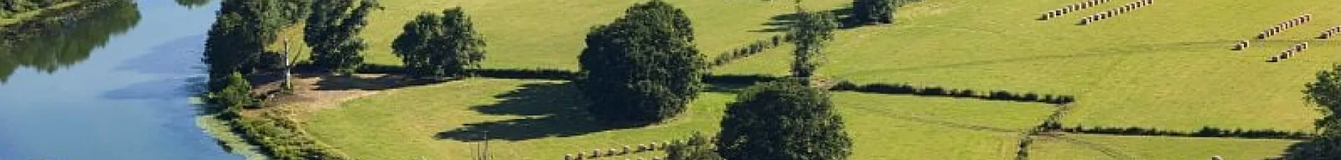 Paysage de bocage en Saône-et-Loire