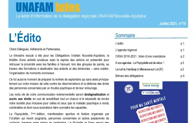 Page 1 Unafam infos n°15