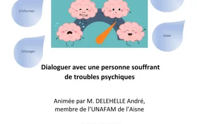 Dialoguer avec une personne souffrant de troubles psychiques.