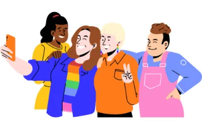 images jeunes selfie