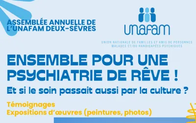 extrait affiche assemblée annuelle 2025 Unafam 79