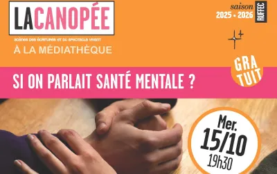 Affiche soirée débat santé mentale Ruffec