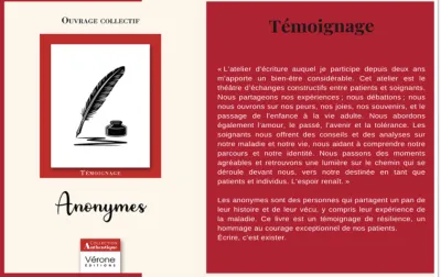 Présentation du livre "Anonymes", éditions Vérone
