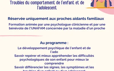 Flyer 2026 troubles ado et enfants