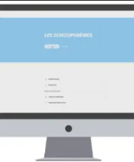 Ecran e-learning schizophrénies