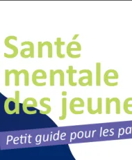 page de couverture livret santé mentale des jeunes