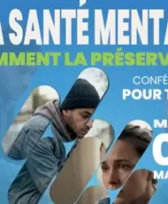 affiche conférence ma santé mentale comment la préserver